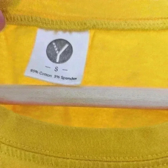 Yellow 'Nope. Not Today' Short Sleeve Graphic T-shirt - Picture 3 of 3